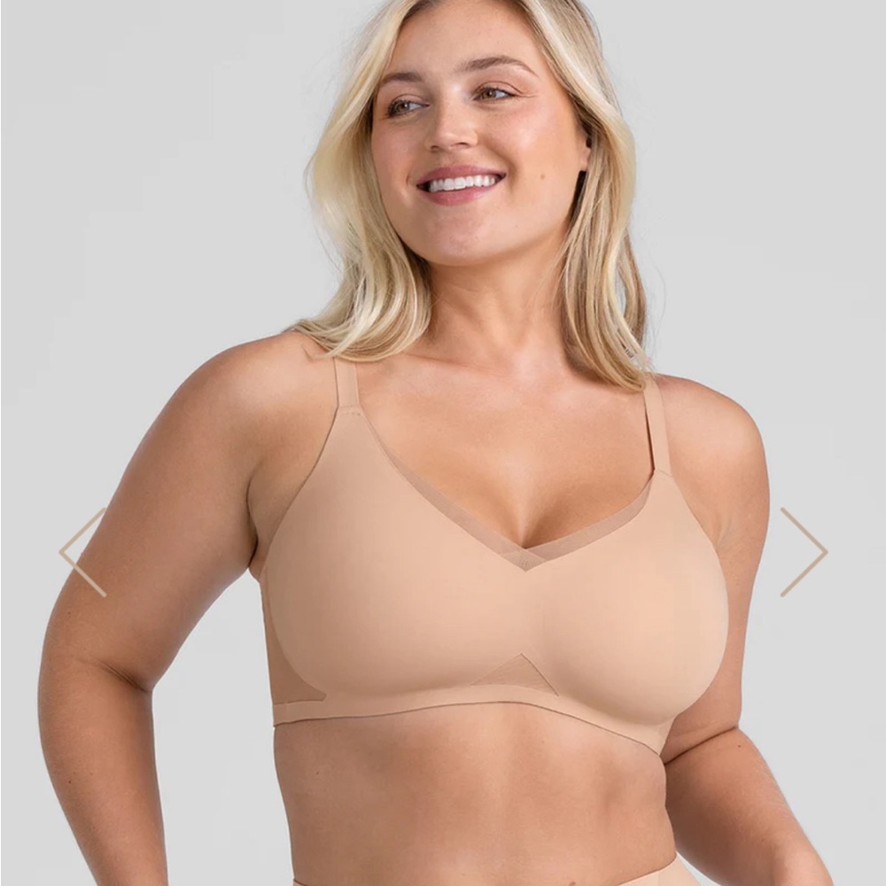 NWOT Honeylove Crossover Bra in Sand, Size Medium, 20%off!